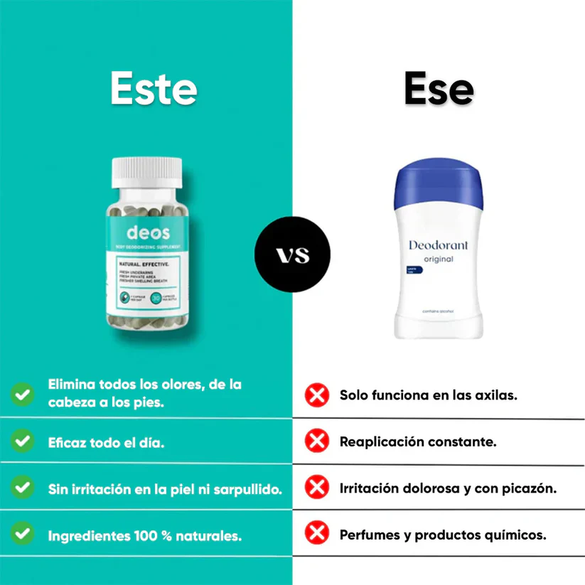 ✨ Deos Cero Olor ™  ✨ Desodorante corporal 💧 Sin olor. Sólo tú. 🌿💪